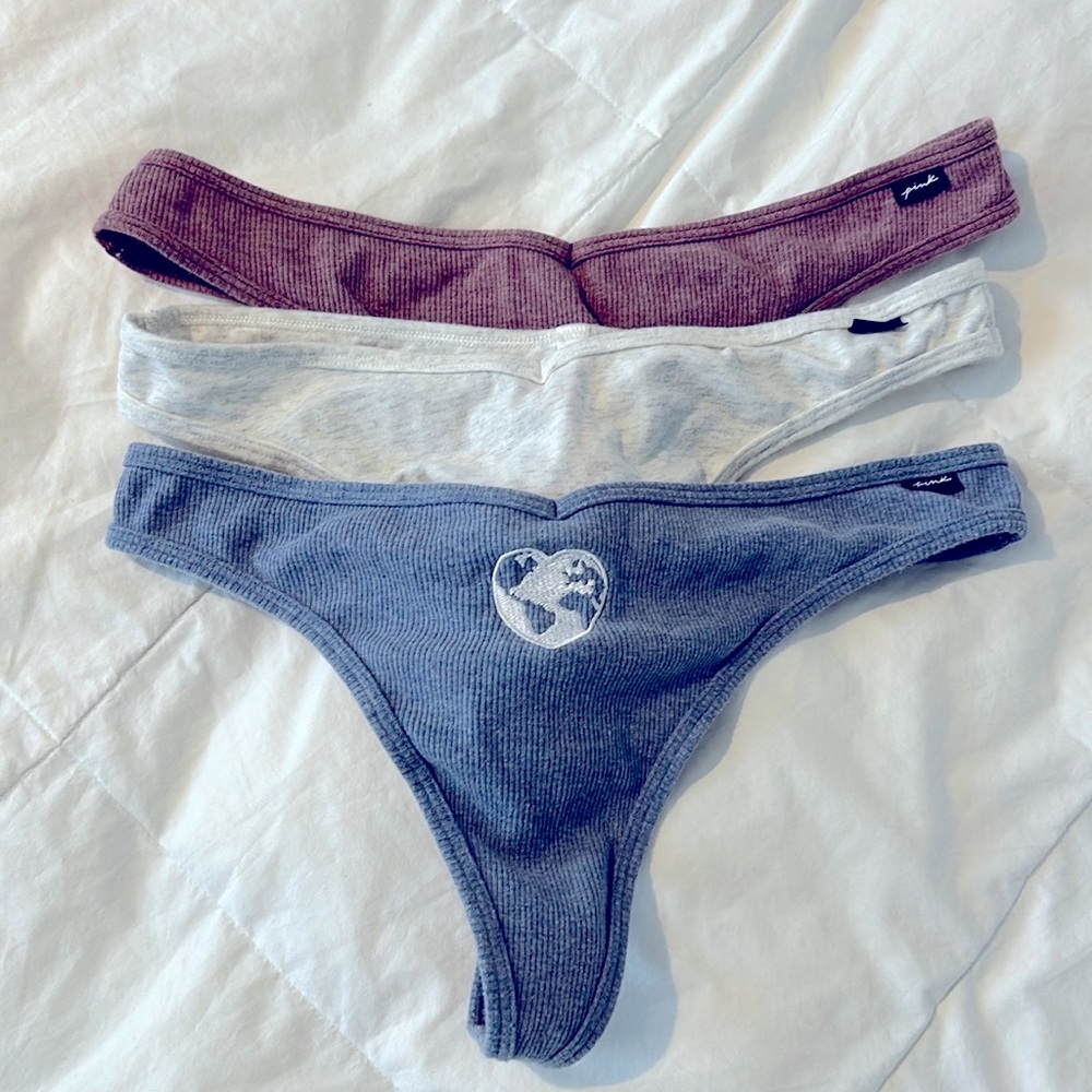 VS PINK 3pc Thongs